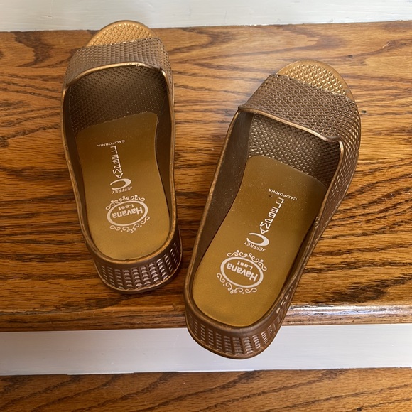 HAVANA LAST JEFFREY CAMPBELL 👡. SIZE 8 gold color. - Picture 4 of 13